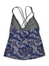 Converse One Star Paisley Blue Swimsuit Top Size L - photo 2