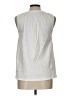 Doe & Rae Silver Sleeveless Blouse Size L - photo 2