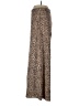 Shein 100% Polyester Animal Print Brown Casual Pants Size L - photo 5