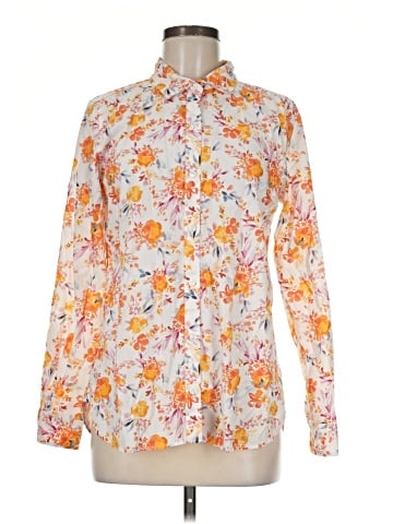 Garnet Hill Long Sleeve Blouse (view 1)