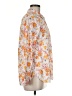 Garnet Hill Floral Orange Long Sleeve Blouse Size 8 - photo 4