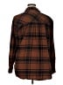 Gap 100% Cotton Plaid Brown Long Sleeve Button-Down Shirt Size XL - photo 2
