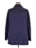 Ophelia Roe Solid Blue Long Sleeve Blouse Size 2X - photo 2