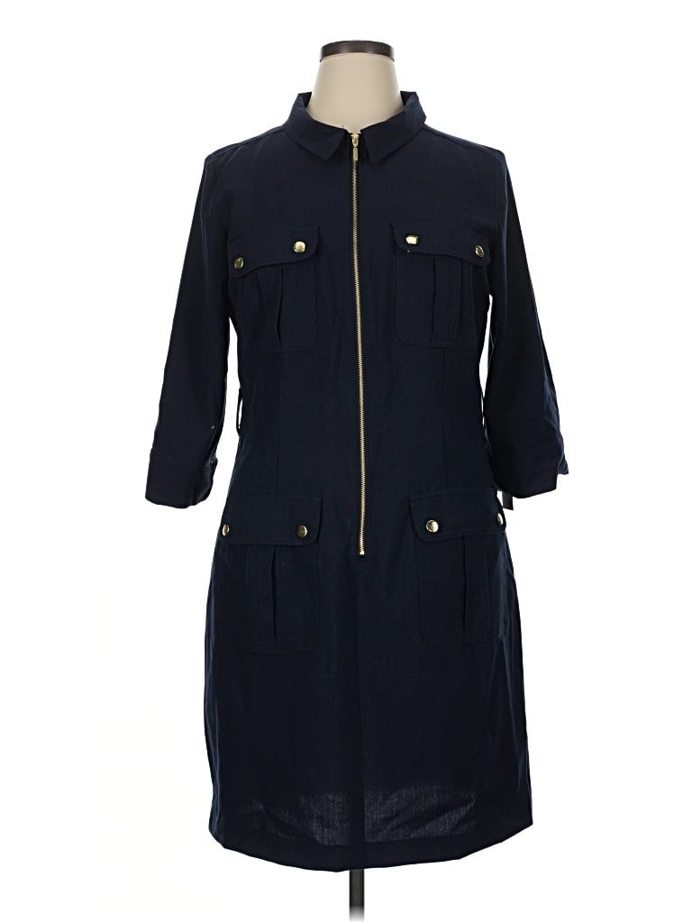 Sharagano Casual Dress In Blue