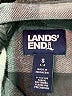 Lands' End 100% Cotton Checkered-gingham Gray Long Sleeve Button-Down Shirt Size S - photo 7