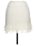 Unbranded 100% Polyester Chevron-herringbone Ivory Casual Skirt Size 10 - photo 2
