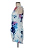 L'Atiste by Amy Graphic Blue Cocktail Dress Size M - photo 5