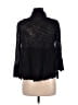 Moth 100% Cotton Black Kimono Size M - photo 2