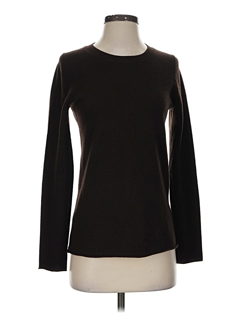 Pre-owned J.crew Collection Cashmere Pullover Sweater In Black