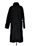 Rebecca Minkoff 100% Polyester Black Trenchcoat Size L - photo 1