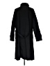 Rebecca Minkoff 100% Polyester Black Trenchcoat Size L - photo 2