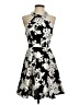 Sequin Hearts Paisley Black Cocktail Dress Size 5 - photo 1