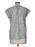Hilary Radley Gray Short Sleeve Blouse Size M - photo 2