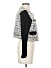 Cache 100% Wool Graphic Black Jacket Size 4 - photo 4