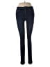 Just Black Stripes Blue Jeans Size 26 waist - photo 1