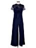 JS Collections Blue Jumpsuit Size 10 - photo 1
