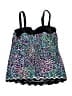 Unbranded Print Blue Swimsuit Top Size L - photo 2