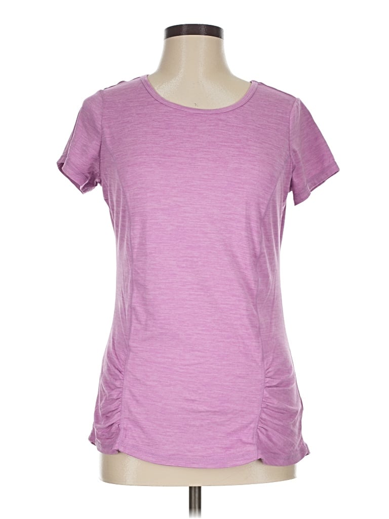 Pre-owned Gaiam Active T-shirt In Purple