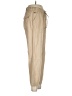PROSECCO Solid Tan Linen Pants Size 8 - photo 4