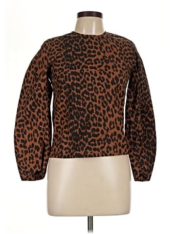 Ganni Long Sleeve Blouse (view 1)