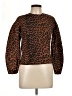 Ganni Brown Long Sleeve Blouse Size 32 waist - photo 1