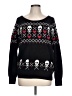 Torrid 100% Cotton Hearts Black Pullover Sweater Size Lg Plus (0) - photo 1