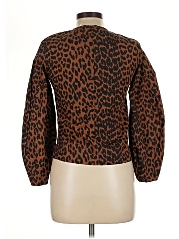 Ganni Long Sleeve Blouse (view 2)