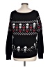 Torrid 100% Cotton Hearts Black Pullover Sweater Size Lg Plus (0) - photo 2