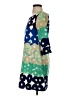 Old Navy 100% Polyester Print Green Casual Dress Size XS - photo 5