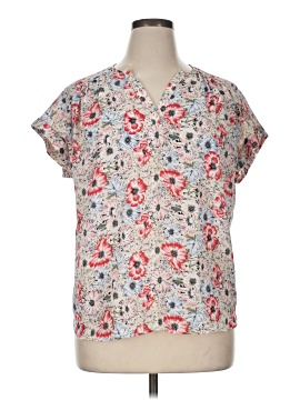 Ann Taylor LOFT Outlet Short Sleeve Blouse (view 1)