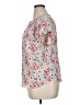 Ann Taylor LOFT Outlet 100% Rayon Floral Gray Short Sleeve Blouse Size XL - photo 5