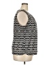 Calvin Klein Graphic Blue Silver Sleeveless Blouse Size 2X - photo 4