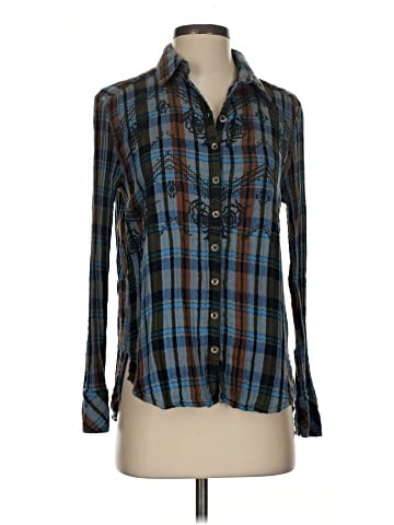 Free People Long Sleeve Button-Down Shirt (view 1)