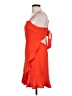 Monteau 100% Polyester Orange Cocktail Dress Size L - photo 5