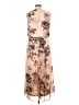 Coldwater Creek 100% Polyester Print Tan Casual Dress Size 10 (petite) - photo 2