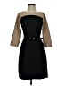 Talbots Color Block Black Casual Dress Size 2 - photo 1