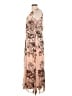 Coldwater Creek 100% Polyester Print Tan Casual Dress Size 10 (petite) - photo 5