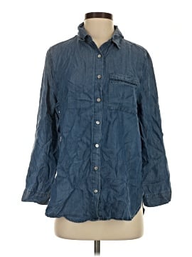Hester & Orchard 3/4 Sleeve Button-Down Shirt (view 1)