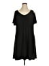MSK Solid Black Casual Dress Size XL - photo 1