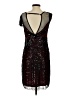 Unbranded 100% Polyester Burgundy Cocktail Dress Size S - photo 2