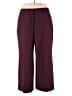 Lane Bryant Solid Burgundy Dress Pants Size 22 - photo 1