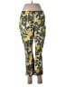 Boden Print Yellow Green Casual Pants Size 6 - photo 1