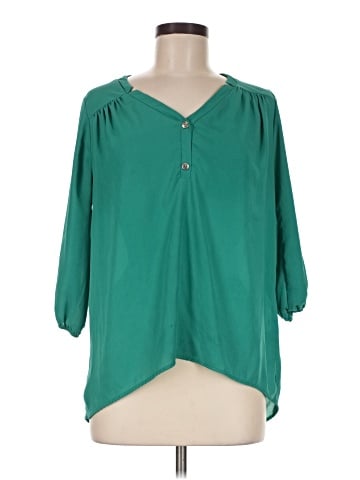 Whisper 3/4 Sleeve Blouse (view 1)