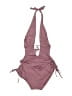 Vitamin A Solid Burgundy Swimsuit Top Size 10 - photo 2
