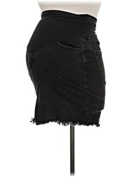 Pink Blush Denim Skirt