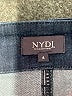NYDJ Chevron-herringbone Blue Jeans Size 4 - photo 7