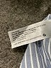 Isabel Maternity 100% Rayon Stripes Blue Short Sleeve Blouse Size XS Maternity - photo 7