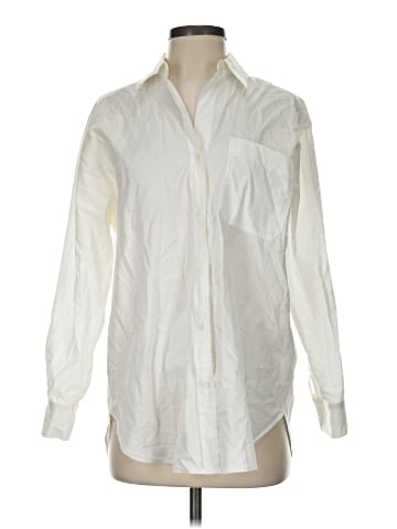 Banana Republic Factory Store Long Sleeve Button-Down Shirt (view 1)