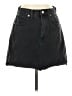 Madewell Solid Black Denim Skirt Size 27 waist - photo 1