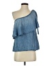 Cloth & Stone 100% Lyocell Blue Sleeveless Top Size XS - photo 1